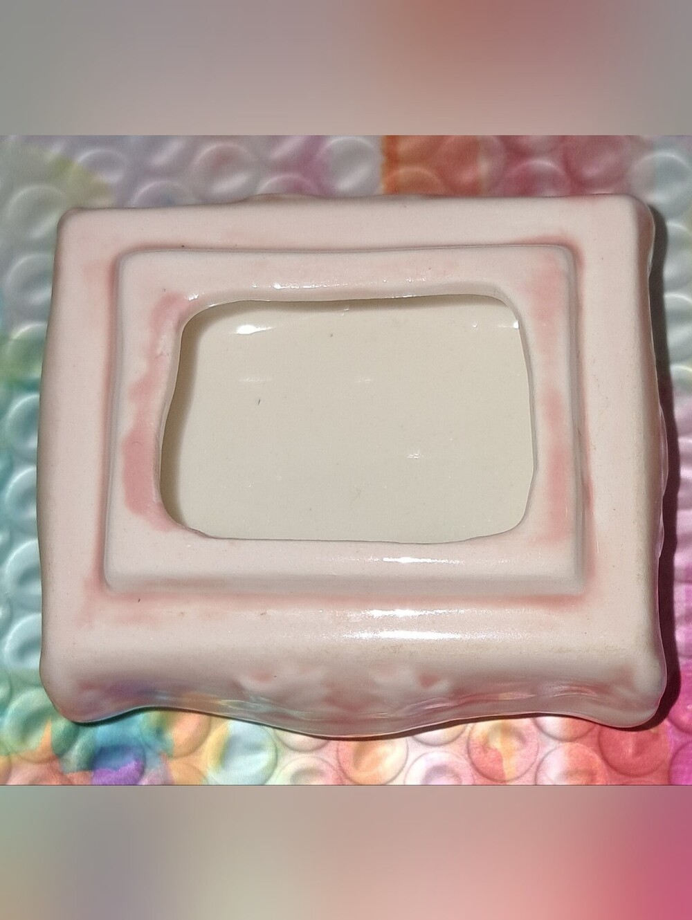 FREE with PURCHASE PINK FOOTED TRINKET DISH - NO LID